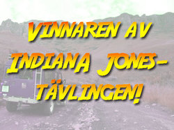 Vinnaren av "Indiana Jones-tävlingen"