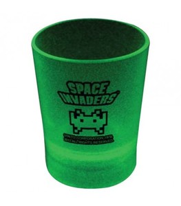 Space Invaders Självlysande Shotglas självlysande shotglas
