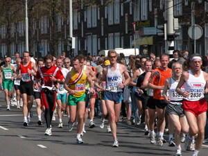 Springa ett marathon marathon