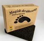 skrubbsvamp fotfil för fötterna